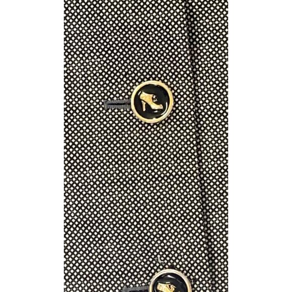 Vintage SALVATORE FERRAGAMO Classic Wool Blazer Jacket Size 14 - Gray - Picture 3 of 14